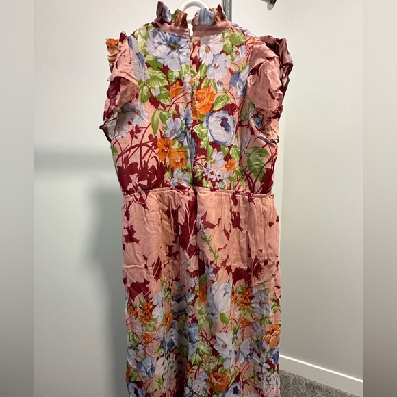 NWT floral maternity dress fully lined ASOS size 10 - Picture 3 of 4